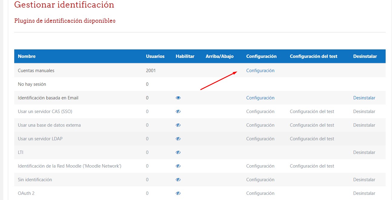 cuentas manuales