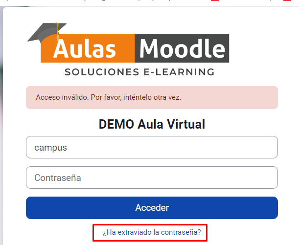 recuperar contraseña